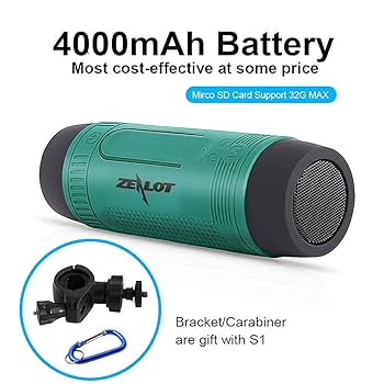 Amazon.com: ZEALOT S1 Handbar Bluetooth Speaker for Kids